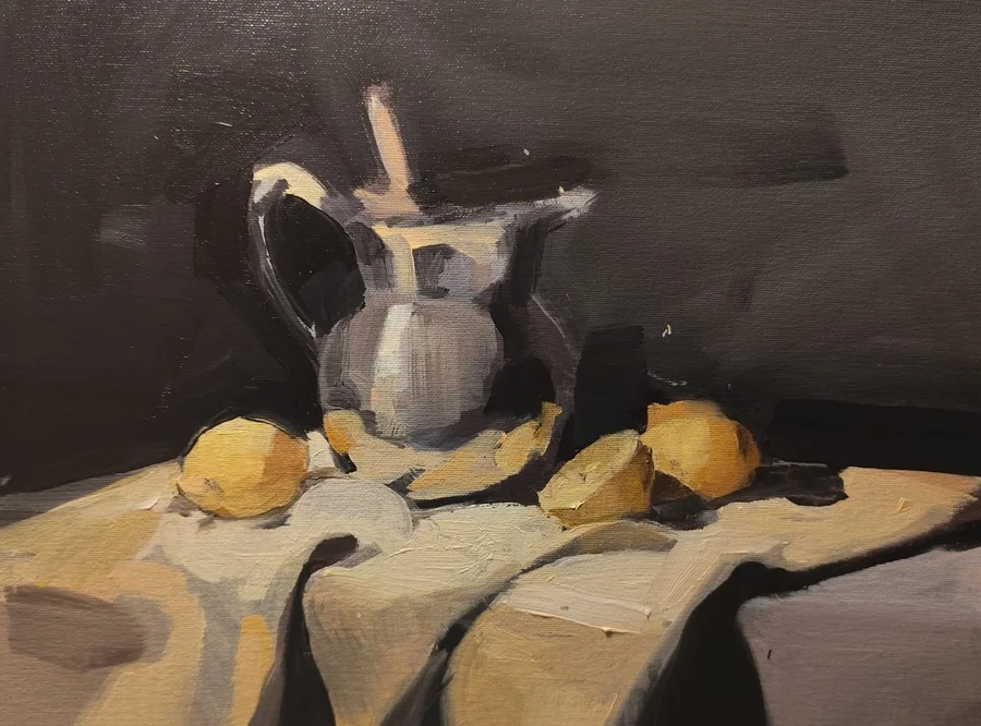 Pintura · Bodegón al óleo, fase 4: Modelado